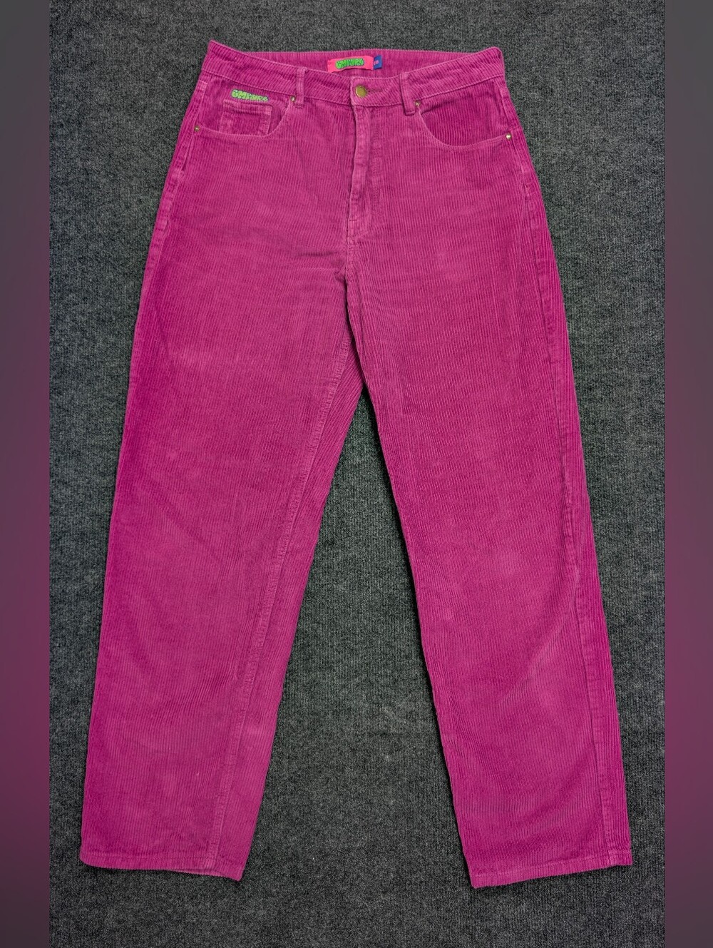 Empyre HR Wide Leg Corduroys - Fuschia - Size 10